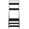 vidaXL Clothes Rack with Shoe Storage Black 70x40x184 cm