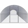 vidaXL Outdoor Chicken Coop 3x24x2 m Galvanised Steel