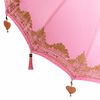 vidaXL Balinese Parasol Pink 215 x 215 x 260 cm Cotton and solid wood