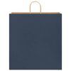 vidaXL Paper Bags 250 pcs with Handles Blue 45x17x48 cm