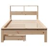 vidaXL Bookcase Bed without Mattress 90x200 cm Solid Wood Pine
