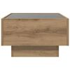 vidaXL Coffee Table Artisan oak 50 x 50 x 30 cm Engineered wood