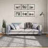 vidaXL Shaggy Rug PAMPLONA High Pile Modern Grey 200x200 cm