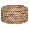 vidaXL Jute Rope 25 m Long 36 mm Thick