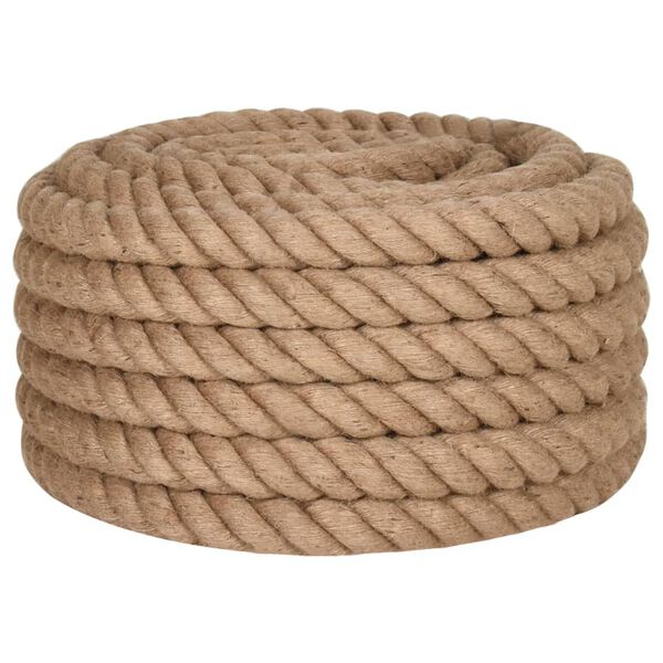 vidaXL Jute Rope 25 m Long 36 mm Thick