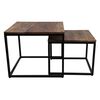 HSM Collection 2 Piece Coffee Table Set Square