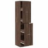 vidaXL Apothecary Cabinet Brown Oak 40x41x174,5 cm Engineered Wood