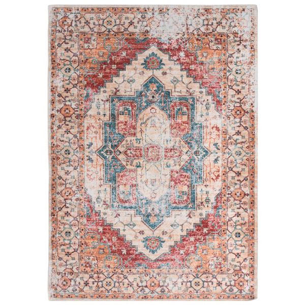 vidaXL Printed Rug Washable Foldable Multicolour 180x270 cm Polyester