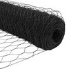 vidaXL Fence Post Grey 50 x 1.4 m (36 mm mesh) Steel and PVC