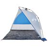 vidaXL Beach Tent Azure Blue Quick Release Waterproof