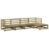 vidaXL 5 Piece Garden Sofa Set Impregnated Wood Pine