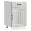 vidaXL Kitchen Base Cabinet "Lucca" Concrete Grey Engineered Wood