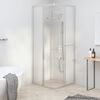 vidaXL Shower Cabin Frosted ESG 80x80x180 cm