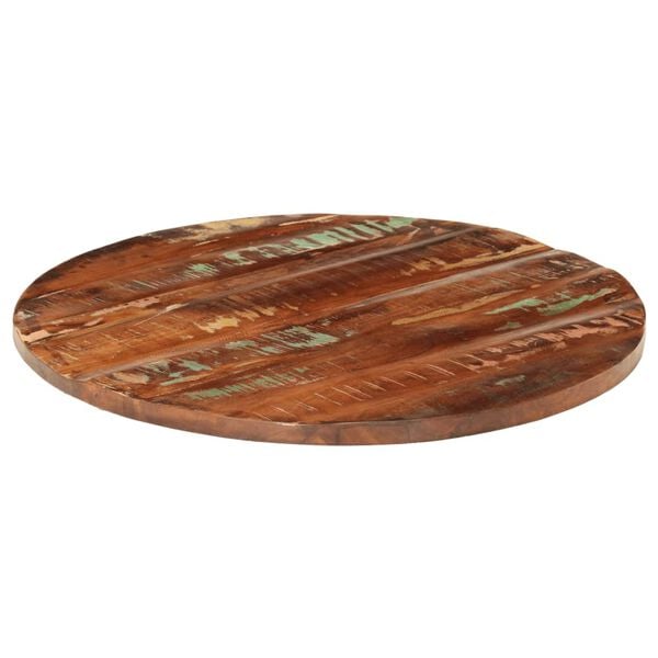 vidaXL Table Top &Oslash; 90x3.8 cm Round Solid Wood Reclaimed