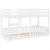 vidaXL Bunk Bed White 90x200 cm Solid Wood Pine