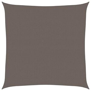 vidaXL Sunshade Sail 160 g/m&sup2; Anthracite 7x7 m HDPE