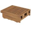 vidaXL Folding Sun Lounger Solid Acacia Wood