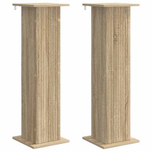 vidaXL Plant Stand 2 pcs Sonoma Oak 30.5 x 30 x 100.5 cm