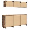 vidaXL Garage Cabinets 6 pcs Smoked Oak Engineered Wood