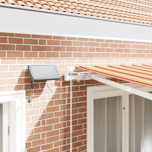 vidaXL Retractable Awning with Manual 350 x 250 cm Fabric