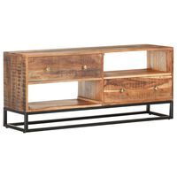 vidaXL TV cabinet 120x30x50 cm Rough Acacia Wood