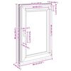 vidaXL Basement Window RISOR 60x90 cm Tilt&Turn DIN Right White