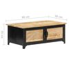 vidaXL Coffee Table 90x50x35 cm Solid Mango Wood