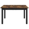 vidaXL Coffee Table Smoke Oak 60 x 60 x 36 cm Engineered Wood