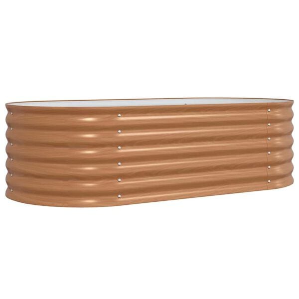 vidaXL Raised Bed Brown 160 x 80 x 44 cm Steel