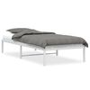 vidaXL Metal Bed Frame without Mattress White 90x200cm