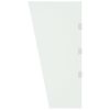 vidaXL Side Panel for Door Canopy Transparent 50x100 cm Tempered Glass