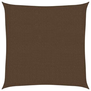 vidaXL Sunshade Sail 160 g/m&sup2; Brown 3x3 m HDPE