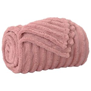 vidaXL Throw Blanket Pink 200 x 150 cm 0.8 kg Fleece