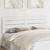 vidaXL Headboard with Headboard White 200 cm Engineered wood