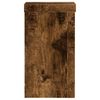 vidaXL Plant Stands 2 pcs Smoked Oak 10x10x18 cm Engineered Wood