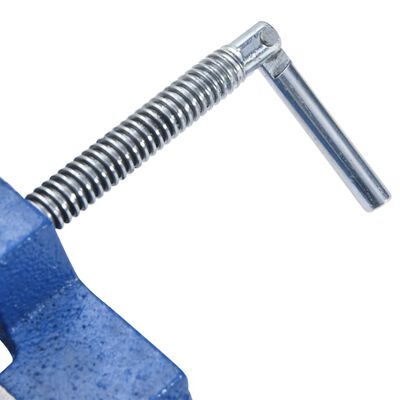 vidaXL Drill Press Vise Blue 121 mm Cast Iron