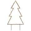 vidaXL Christmas Light Decoration with Spikes Tree 115 LEDs 90 cm