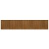 vidaXL Rug Rectangular Brown 80x400 cm Bamboo