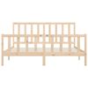 vidaXL Bed Frame without Mattress 200x200 cm Solid Wood