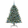 vidaXL Artificial Christmas Tree with 150 LEDs with Stand Green 150 cm