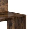 vidaXL Desk with Shelf Smoked Oak 90 x 48 x 101.5 cm Engineered Wood