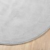 vidaXL Rug OVIEDO Short Pile Grey &Oslash; 240 cm