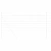 vidaXL Field Fence Silver 25 x 1 m Galvanised steel
