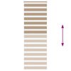 vidaXL Zebra Blind Sand Brown 70x230 cm Fabric Width 65.9 cm Polyester