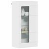 vidaXL Wall-mounted Cabinet High gloss white 55 x 29 x 100 cm
