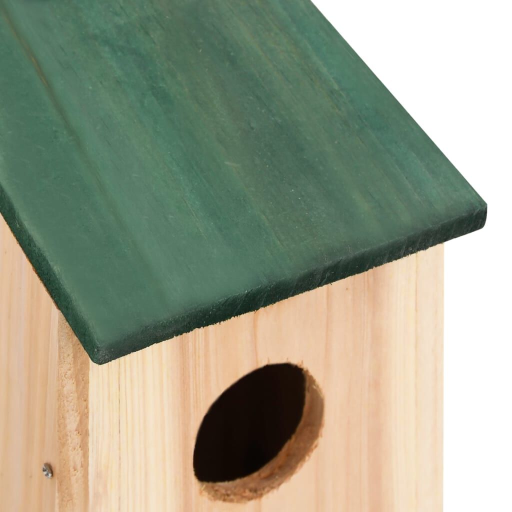 vidaXL Bird Houses 4 pcs Wood 12x12x22 cm