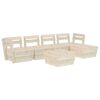 vidaXL 6 Piece Garden Pallet Lounge Set Impregnated Spruce Wood