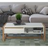 Trendteam Coffee Table Dakota White and Artisan Oak