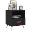 vidaXL Bedside Cabinets 2 pcs Black 40x35x47.5 cm Engineered Wood
