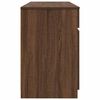 vidaXL Desk with Drawer Brown oak 140 x 49 x 76 cm Engineered wood